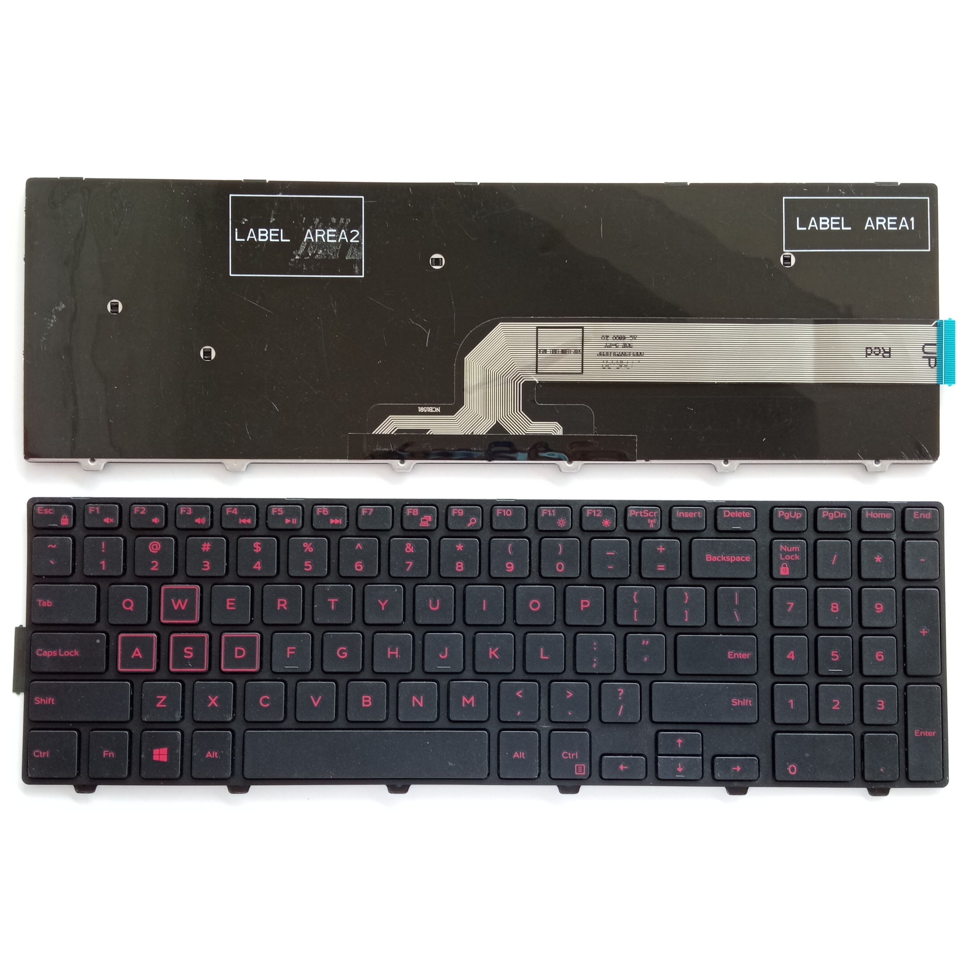 Picture of New Replacement Laptop Keyboard For DELL 5547/15-3000/3542/3541/p39f/p57f/5559/5558/5548 BLACK FRAME BLACK US Layout